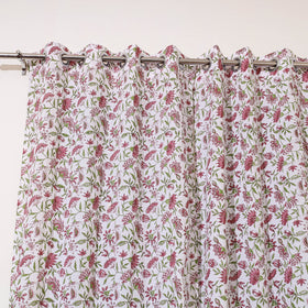  Sanganeri Block Print Pure Cotton Door Curtain 