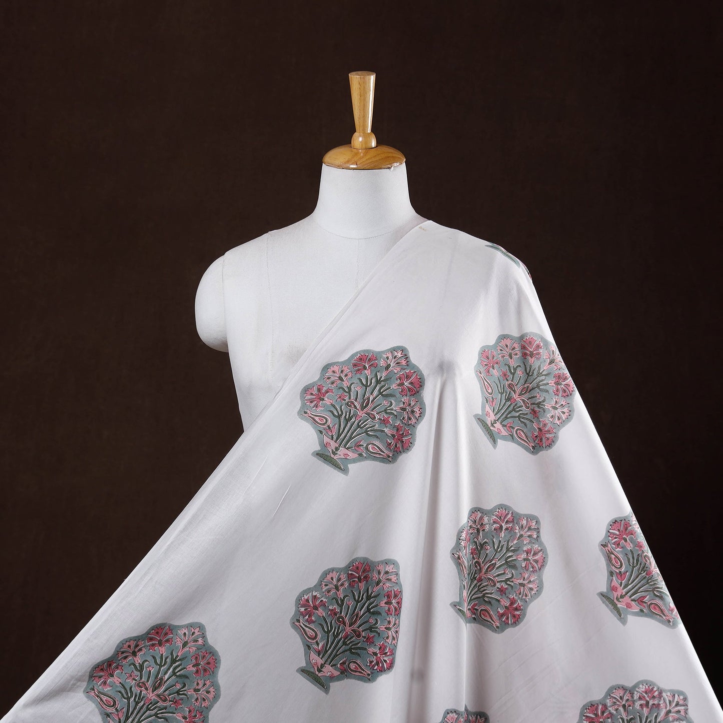 Sanganeri cotton fabric 20 - handcrafted