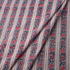 White - sanganeri cotton fabric 43 - handcrafted