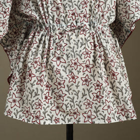 Sanganeri Block Print Cotton Kaftan (Short)