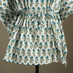 Sanganeri Block Print Cotton Kaftan (Short)