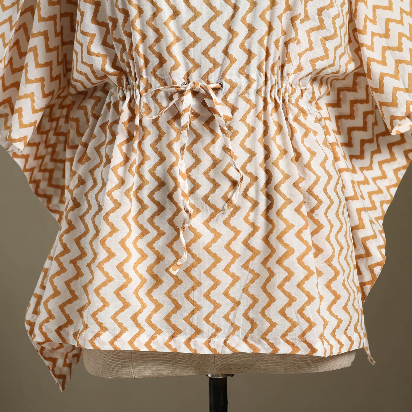 Sanganeri Block Print Cotton Kaftan (Short) 