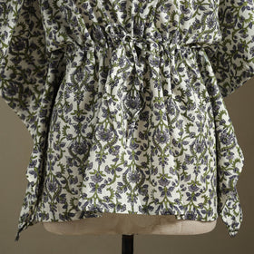 Sanganeri Block Print Cotton Kaftan (Short)