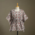 Sanganeri Block Print Cotton Kaftan (Short) 