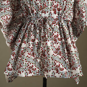 Sanganeri Block Print Cotton Kaftan (Short) 