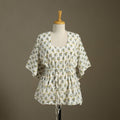 Sanganeri Block Print Cotton Kaftan (Short)