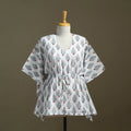 Sanganeri Block Print Cotton Kaftan (Short)
