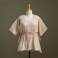 Sanganeri Block Print Cotton Kaftan (Short)