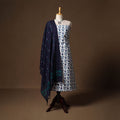 Sanganeri hand block print cotton 2pc unstitched dress