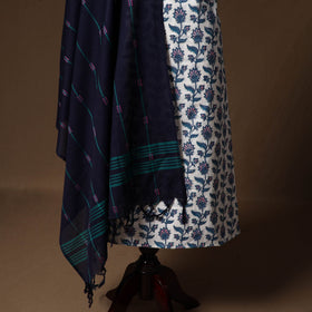 Sanganeri hand block print cotton 2pc unstitched dress