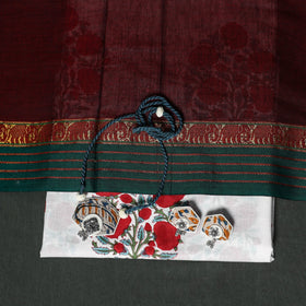 Sanganeri hand block print cotton 2pc unstitched dress