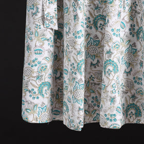 Sanganeri hand cotton wrap around skirt 50 - handcrafted