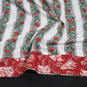 block printed blouse piece