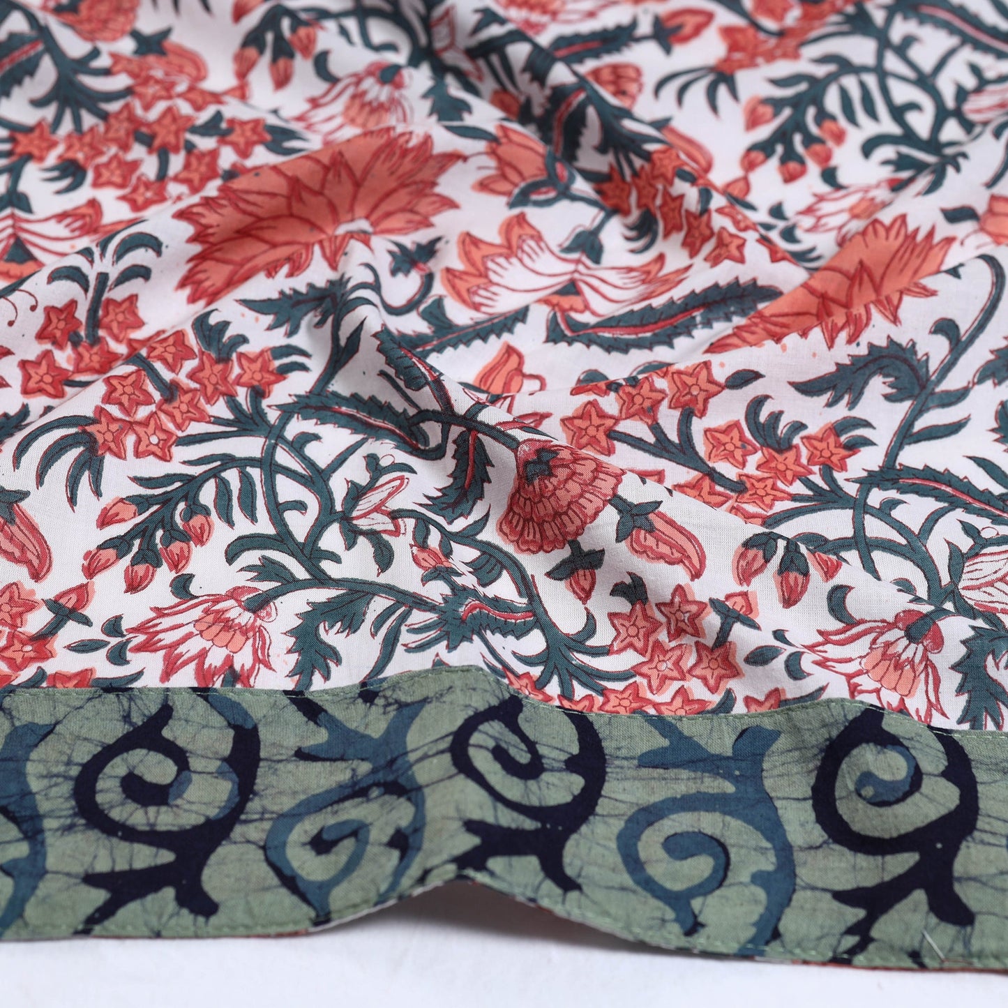 Buy Sanganeri Block Printed Cotton Blouse Piece 