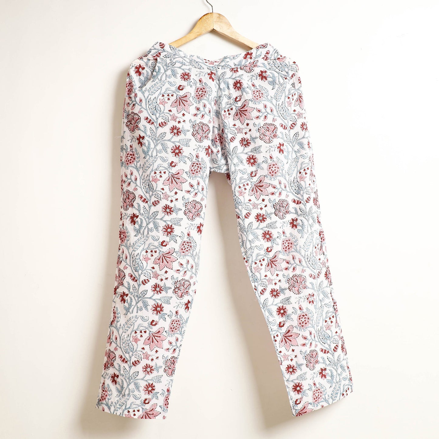  Ajrakh Block Printed Cotton Night Suit Set 