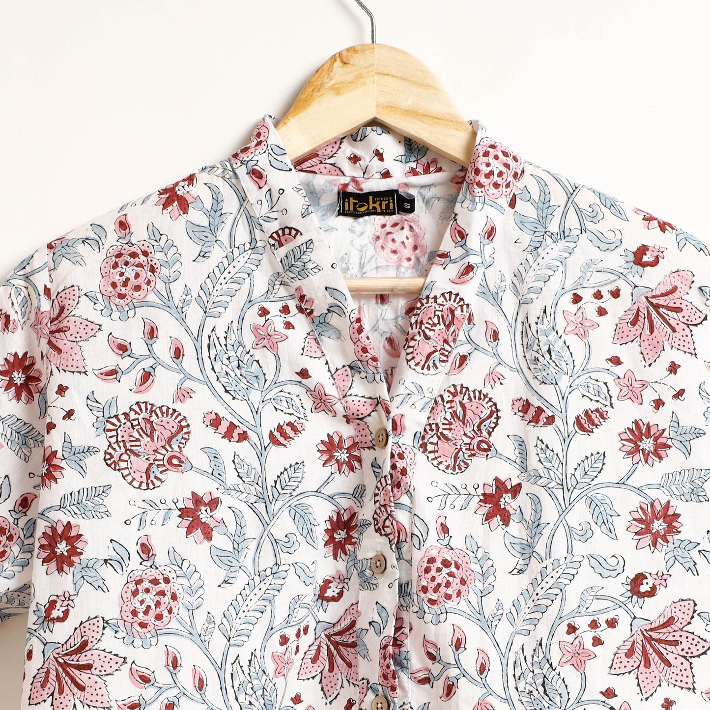  Ajrakh Block Printed Cotton Night Suit Set 