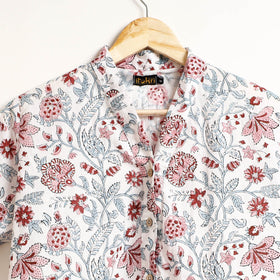  Ajrakh Block Printed Cotton Night Suit Set 