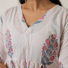 Buy Sanganeri Block Printed Cotton Co-Ord Set 07 Online at iTokri.com