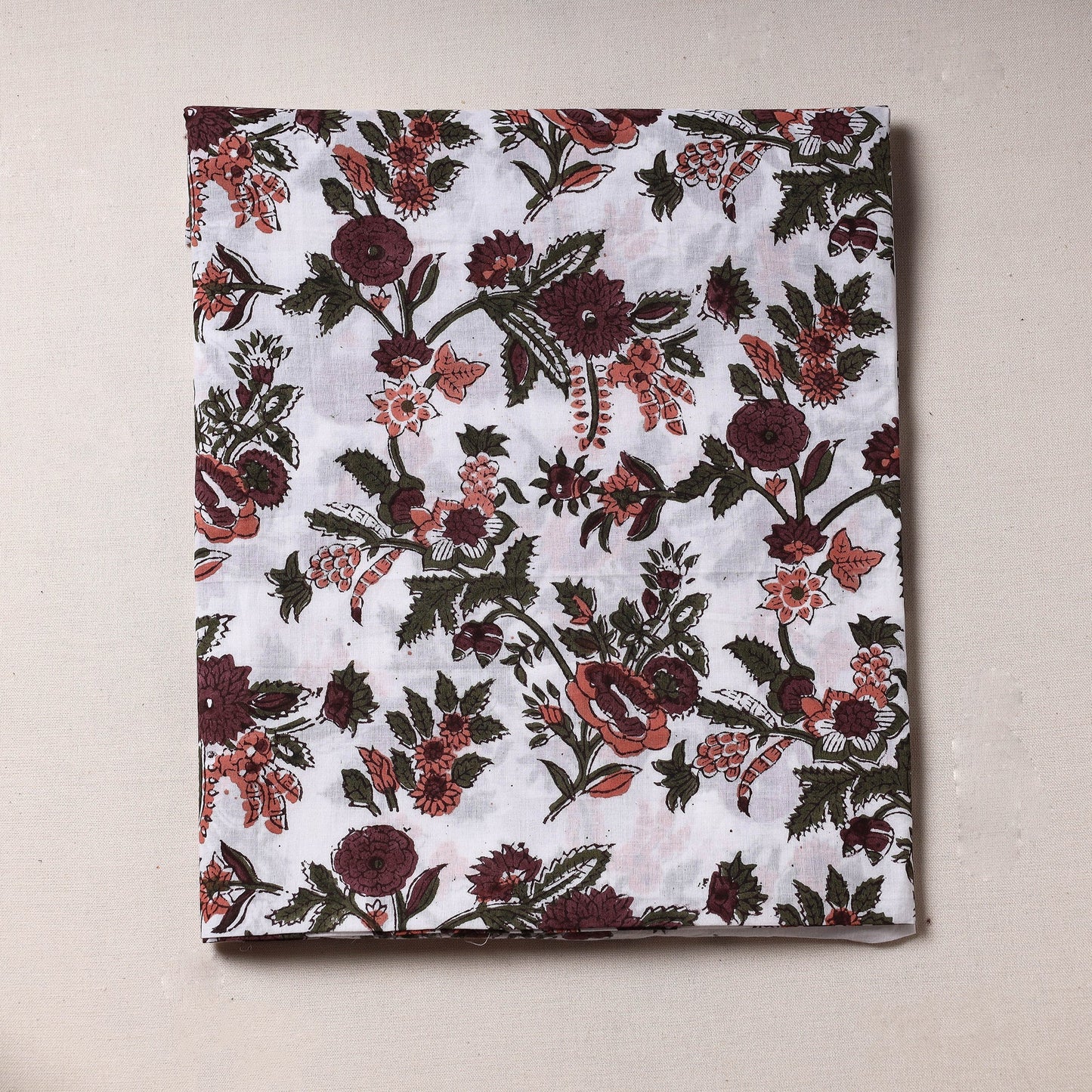  Sanganeri Block Printed Cotton Precut Fabric Online at iTokri.com