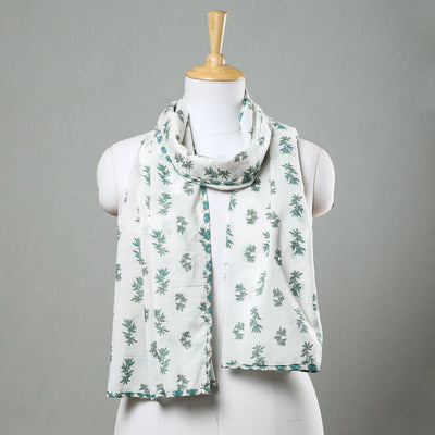  Sanganeri Block Printed Cotton Stole 