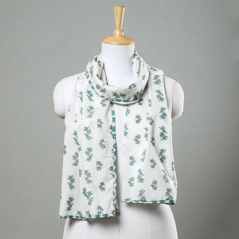  Sanganeri Block Printed Cotton Stole 