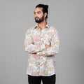  Sanganeri Block Printing Cotton Men Full Sleeve Shirt 