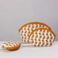  Sanganeri Block Printing Cotton Toiletry Bags 
