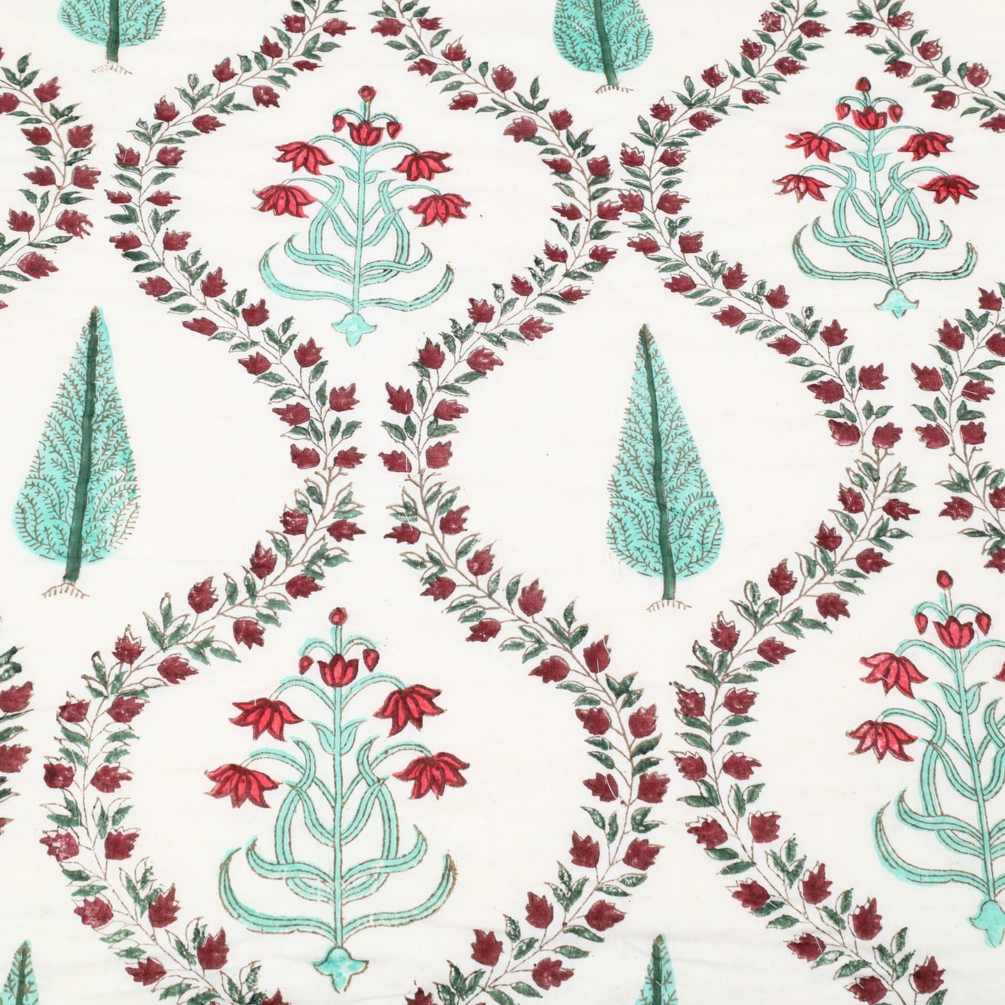  Sanganeri Reversible Double Soft Cotton Quilt/Blanket