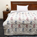  Sanganeri Reversible Single Soft Cotton Quilt/Blanket