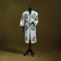 Sanganeri waffle weave handwoven bath robe 28 - handcrafted