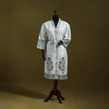 Sanganeri waffle weave handwoven bath robe 29 - handcrafted