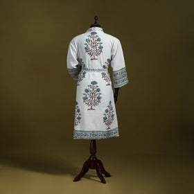 Sanganeri waffle weave handwoven bath robe 29 - handcrafted