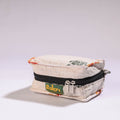 White Sanganeri Cotton Fabric 4 Pockets Jewelry Bag 