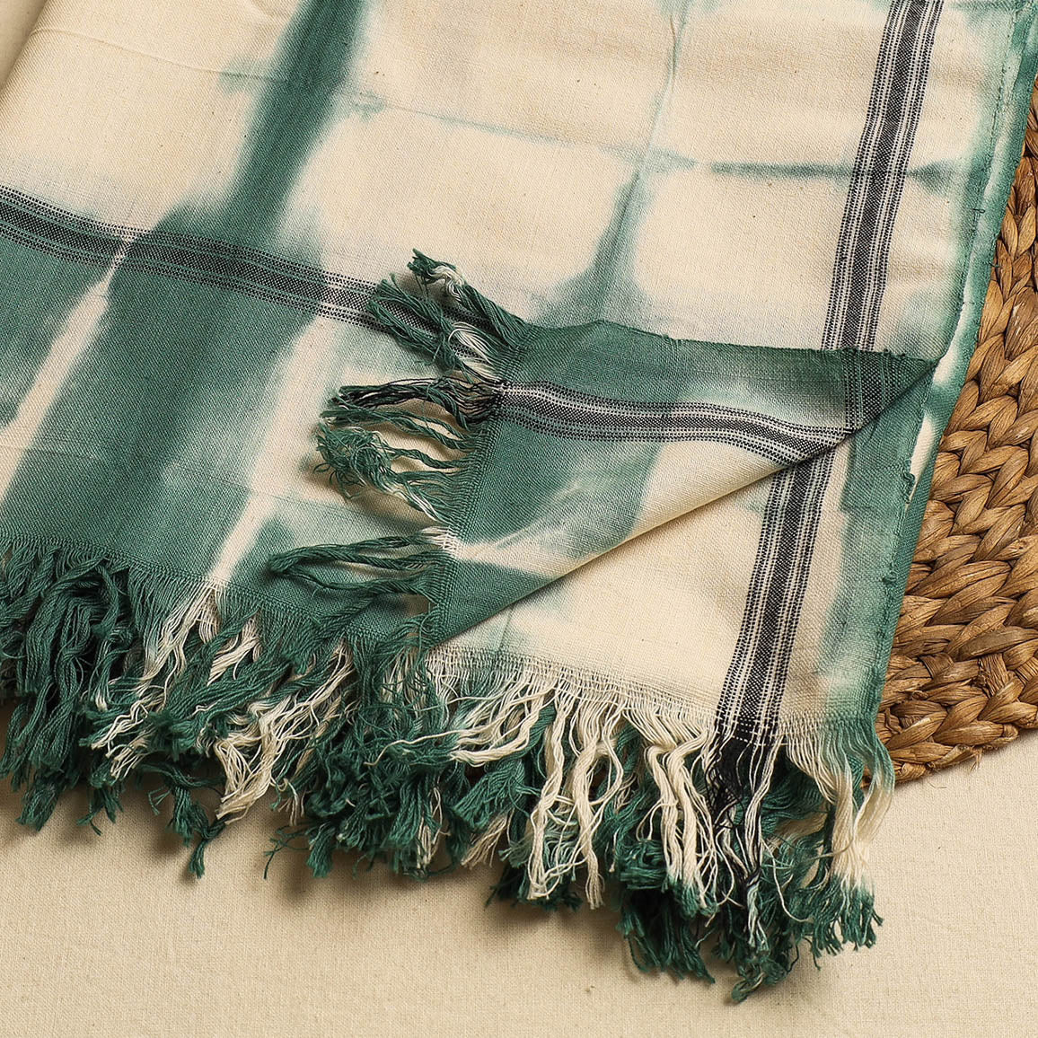  Shibori Tie-dye Cotton Bath Towel 
