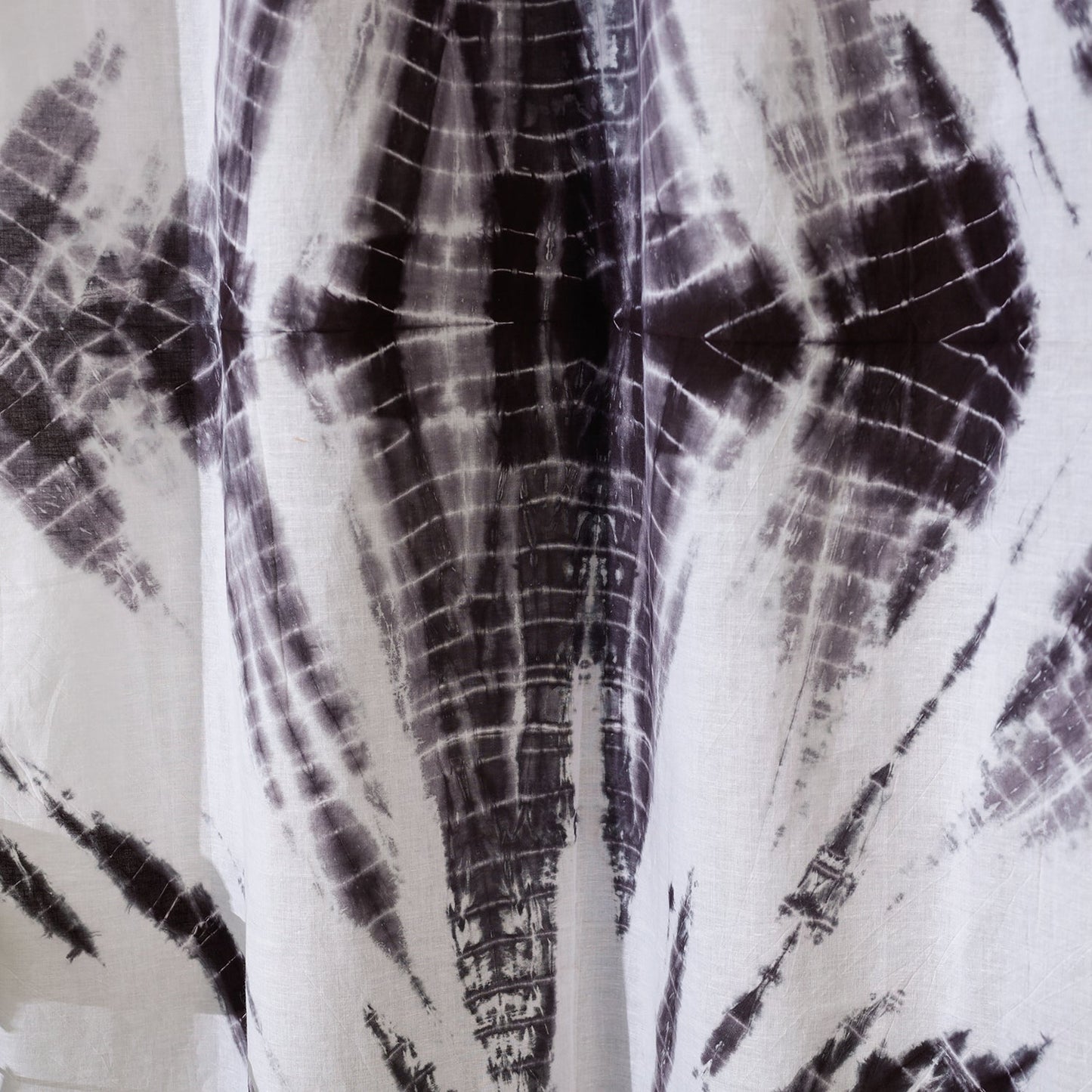 Shibori tie-dye cotton door curtain (7 x 3 feet) (single