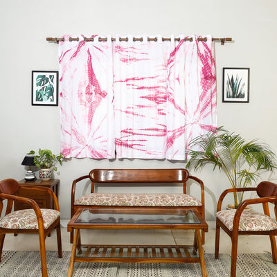 Buy Shibori Tie-Dye Cotton Window Curtain Online l iTokri.com