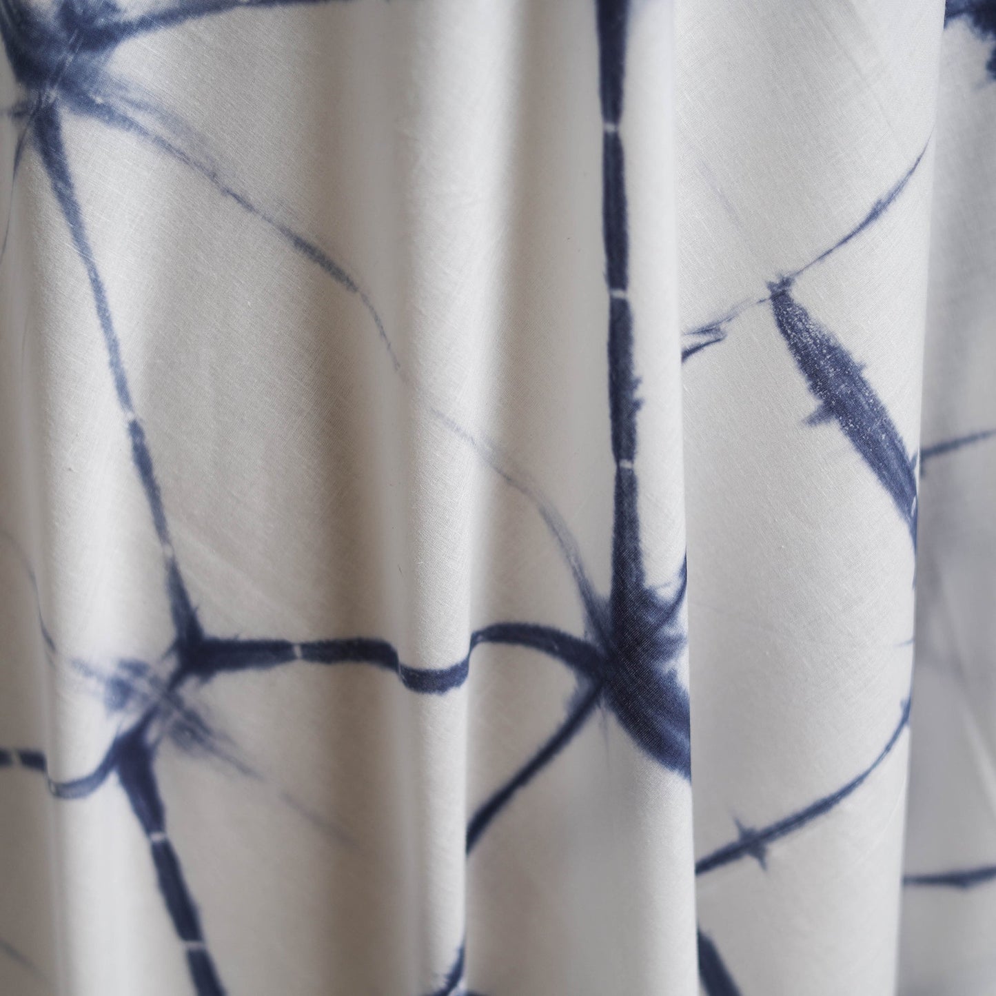 Shibori tie-dye pure mul cotton fabric 02 - handcrafted