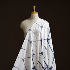 Shibori tie-dye pure mul cotton fabric 02 - handcrafted