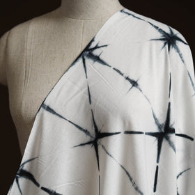 Shibori tie-dye pure mul cotton fabric 22 - handcrafted