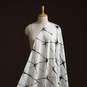 Shibori tie-dye pure mul cotton fabric 22 - handcrafted