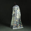 Silk cotton dhakai jamdani saree 21 - handcrafted