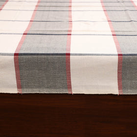 White - single handloom cotton bed sheet (90 x 60 in) 98