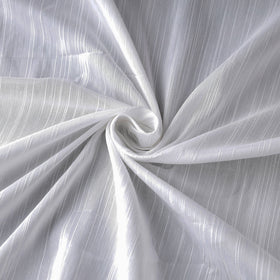  White Slub Silk Plain Fabric 