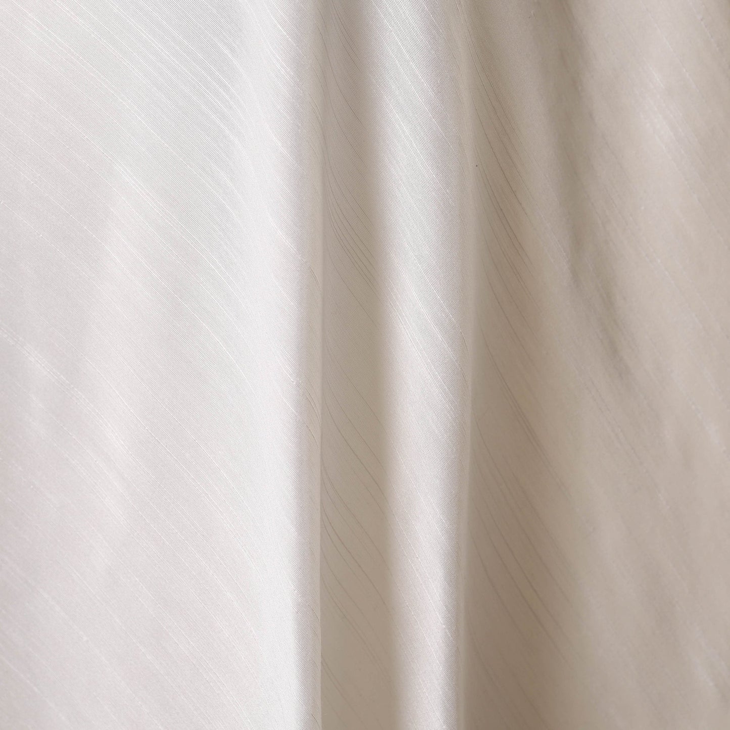 White Slub Silk Plain Fabric