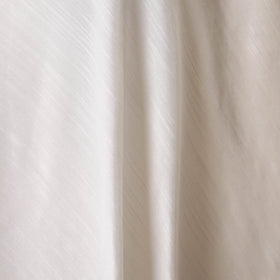 White Slub Silk Plain Fabric