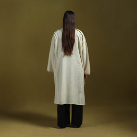 Sozni hand embroidered kashmiri merino wool pheran 69
