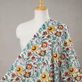  Sanganeri Block Print Fabric - Floral Rajasthani