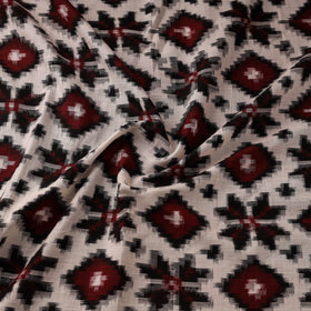 Telia rumal handloom cotton pochampally double ikat fabric