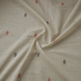 Thread buti cotton fabric with jamdani border 09