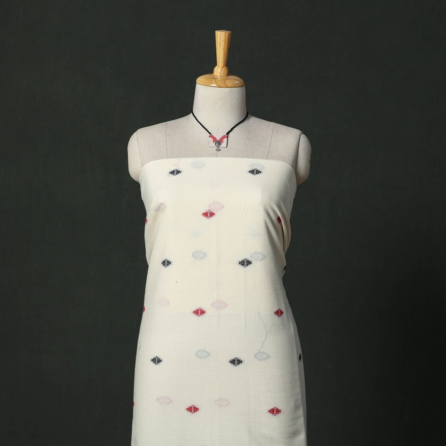 Thread buti cotton 2pc unstitched dress material